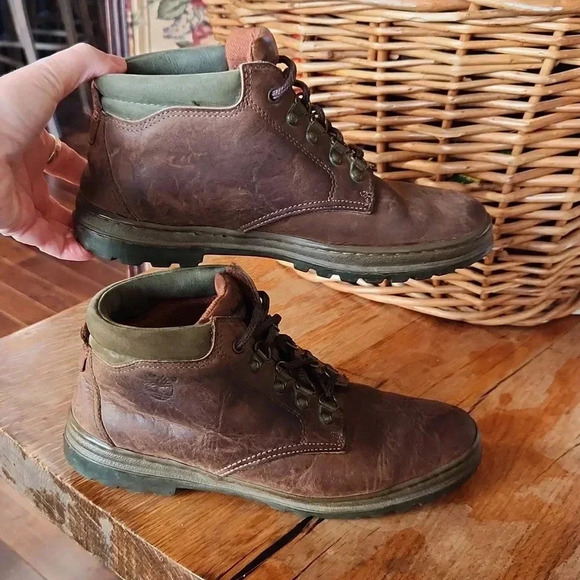 Timberland Brown Lace Up Boots - Picture 5 of 16